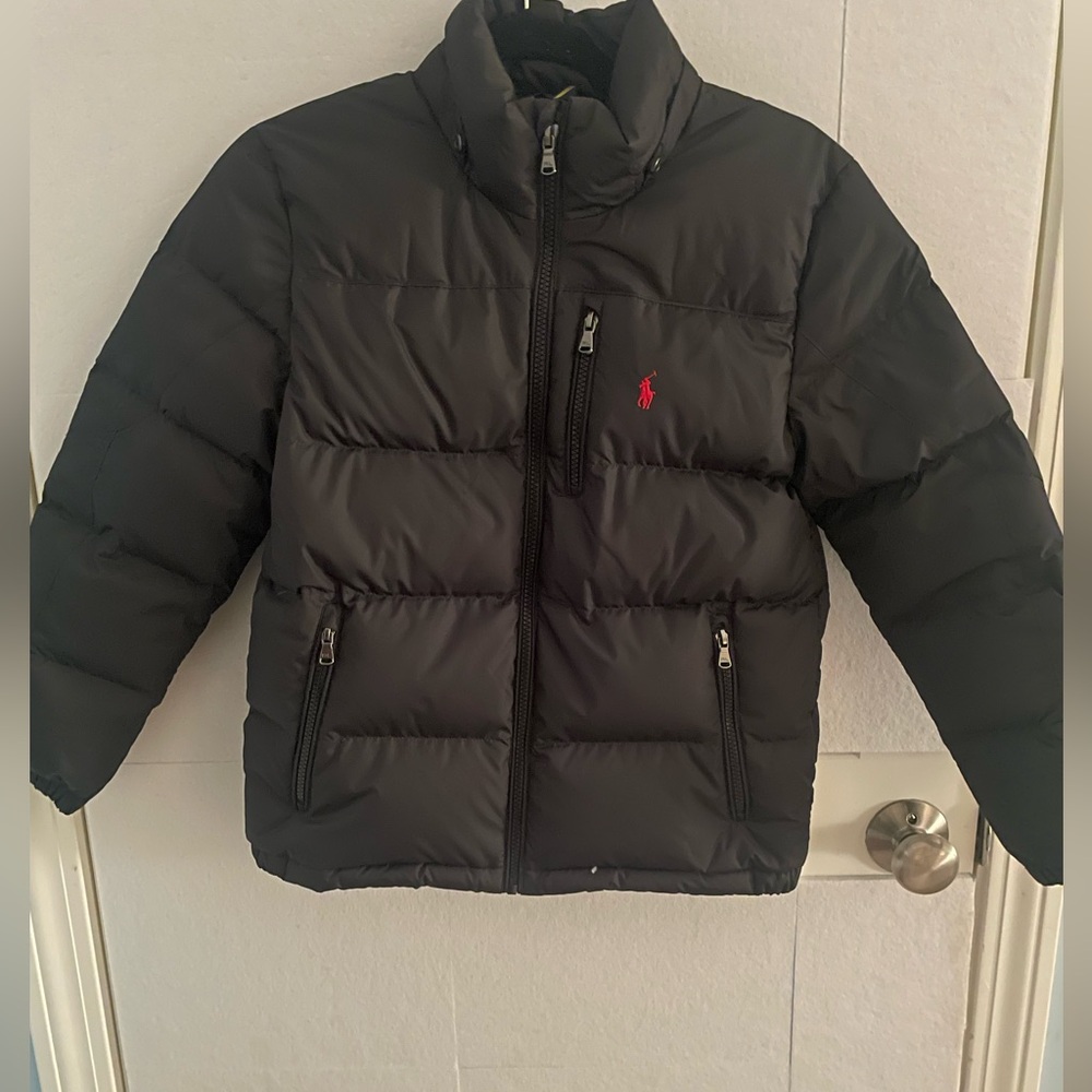Black Ralph Lauren Polo Kids Jacket in medium (10-12)